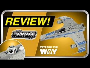Star Wars The Vintage Collection New Republic E-Wing & KE4-NA | Ahsoka | VC 341 Review!