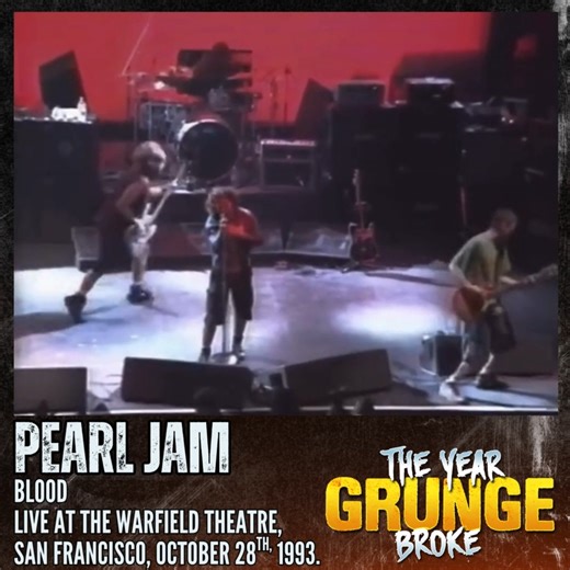 43K views · 2K reactions | PEARL JAM - Blood - Live at the Warfield...