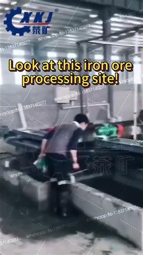 Iron Ore Processing Site | Complete Mining Production Line