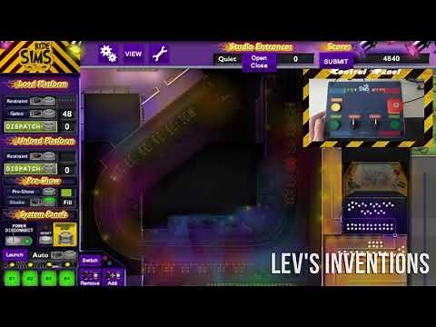 Ridesims 2.0 Control panel - Rock 'n rollercoaster operation