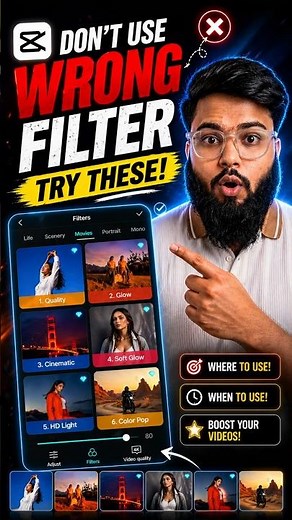 CAPCUT Secret Filters Every Creator Should Know 😲 #shots #capcut #capcutedit