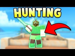 HUNTING PLAYERS WITH MY EMERALD ARMOR! (ROBLOX BOOGA BOOGA)