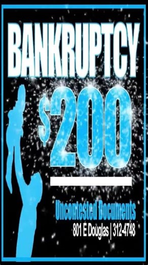 Wichita Kansas Bankruptcy Lowest Fee at Uncontested Documents Offices | Since 2011