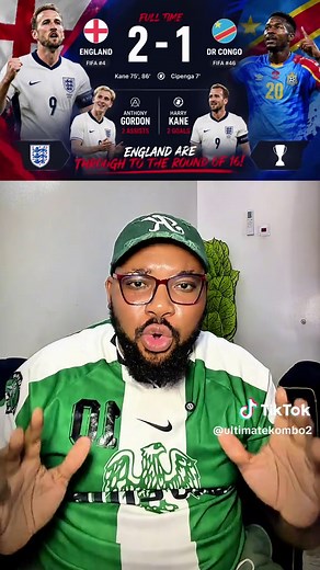 England 3-0 DR Congo: Kane 2 Goals, Gordon 2 Assists