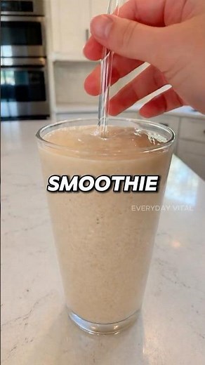 Healthy Banana Oat Smoothie?! 🥤🔥 Creamy, Filling & Easy!