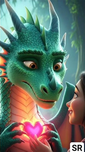 🐉❤️ Dragon & Human Love Story — "Fire and Heart"