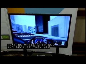 Simulator shows teens dangers of texing and driving
