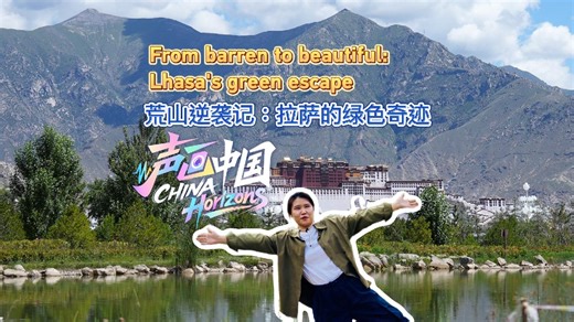 From barren to beautiful: Lhasa's green escape