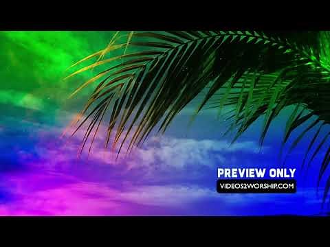 Free Palm Sunday Church Graphics Background Loop