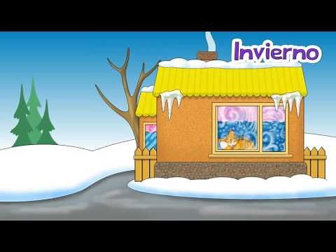 Las estaciones - The Seasons of the Year Spanish weather song for children
