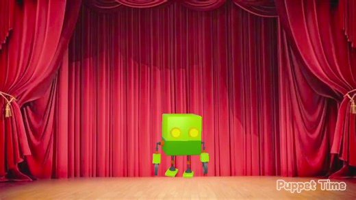 despedida do robô quadrado