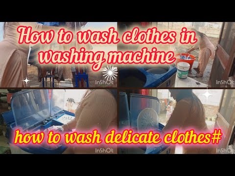 How to wash clothes in washing machine#how to wash delicate clothes#