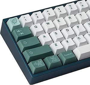 Amazon.com: PBT Keycaps 100 Keys Botanical Garden Dye-Sublimation Cherry Profile US/ISO Layout Custom Keycaps for 61/64/68/75/87 Mechanical Gaming Keyboard : Electronics