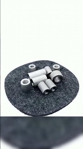 High Tension Knurled Round Coupling Nut SS304