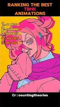 Ranking the best tbhk animations #ranking #tbhk #hanakokun #teruminamoto #mitsuba #amane #yashiro