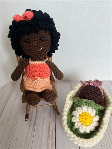 Big Sister and Little Sister Doll Set - Etsy