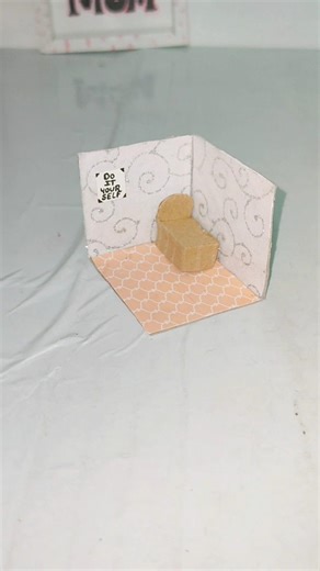 DIY Mini Room Using Waste Cardboard || Easy Miniature #diy #love #satisfying