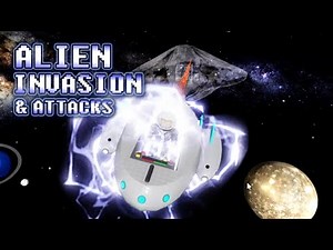 ALIEN INVASION and ALIEN SPACESHIP Attacks in Space Simulator Roblox