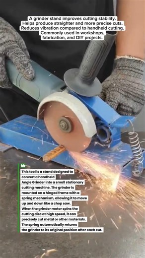 Turn an Angle Grinder into a Mini Cutting Machine