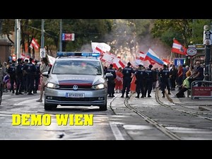 POLIZEI-GROßEINSATZ bei DEMO in Wiener Innenstadt | 10.09.2022