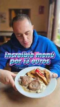 MENÚ del día con 3 PLATOS por 13€ #menudeldia #menudiario #comidaespañola #dondecomer #restaurantes