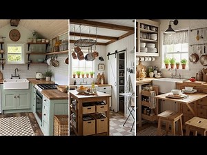 Small Country Kitchen Ideas | Clever Organization & Space-Saving Farmhouse Hacks.
