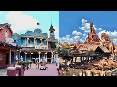 Magic Kingdom Frontierland 2023 Walkthrough in 4K | Walt Disney World Orlando Florida May 2023