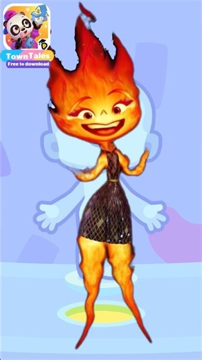 Ember In Town Tales 😍 #towntales #drpanda #gaming #avatarworld #emberlumen #disney
