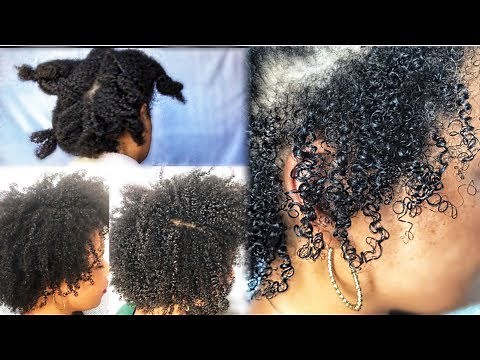 Wash N' Go on 4a/4b SHORT to MEDIUM Length Natural Hair + SHINGLE Method | alexuscrown