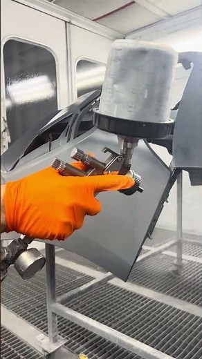 2K Acrylic primer application #car #automobile #detailing #details #satisfying #painting #diy #asmr