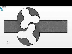 STAR-CCM+: Overset Mesh Small Gap Modeling: Lobe Blower (Mesh)