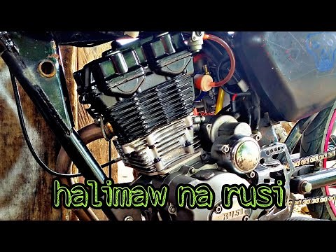 rusi150 na naka head ng raider150 pano nga ba ginawa#pgracing