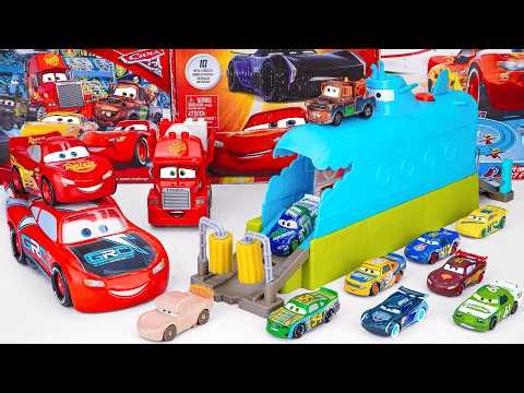 Disney Pixar Cars Unboxing Review | Disney Pixar Cars Color Changers Race Ready Car Wash Playset