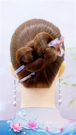 Easy Updo Tutorial 💕 Step-by-Step Hairstyle #hairstyle #updo #diyhairstyle