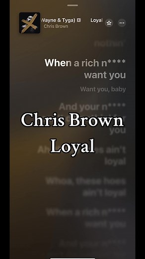 Chris Brown Loyal Full Song Lyrics