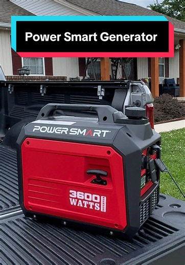 The Power Smart 3600 watt portable gas powered generator. @Powersmartusa #generators #generator #jobsite #dealsforyoudays #poweroutage
