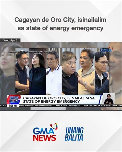 Cagayan de Oro City, isinailalim sa state of energy emergency | Unang Balita
