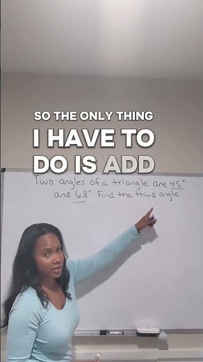 Finding the missing angle of a triangle