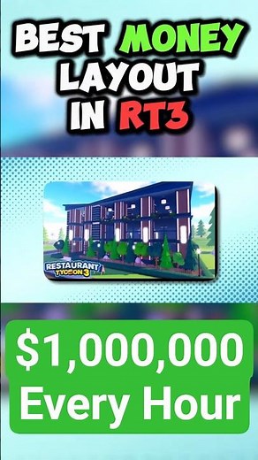 The BEST Money Layout in Restaurant Tycoon 3 (INSANE Profits)