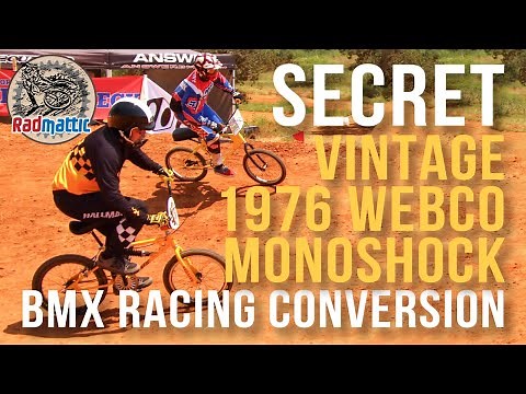 Vintage BMX Race Conversion: Uncovering the 1976 Webco Monoshock Secret
