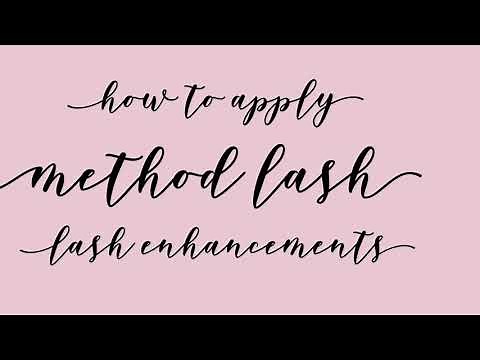 How to Apply Method Lash - the best at-home lash enhancement