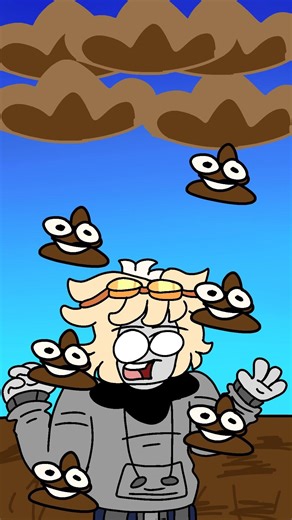 Фуу!!! Какашки с неба летят!!!!! #funny #memes #animation #animationmeme #давидкрыльматор #рек #врек