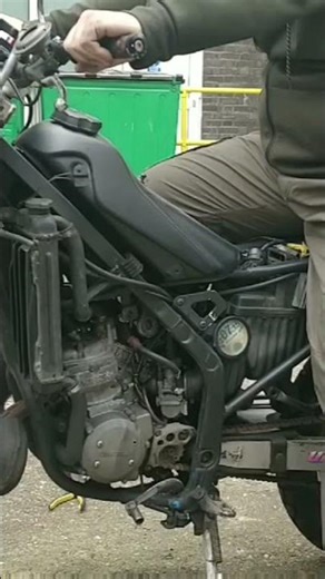 Kawasaki kdx restoration, Project, part 5. 2 stroke sound. #2stroke #2strokes