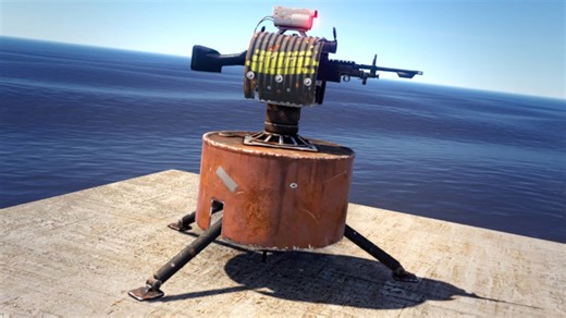 Raiding Using the Brand New M249 Auto Turrets!