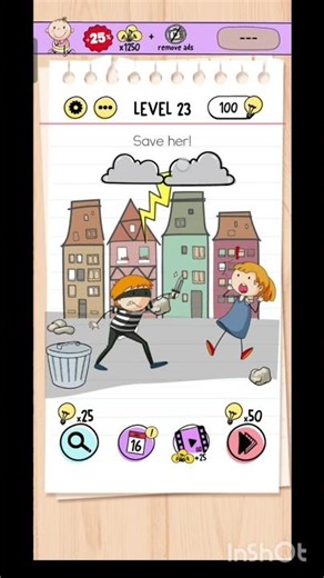 brain test game 🧠 level 23 #viral #game #braintestsolution