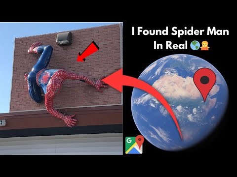 I Found Spider Man In Real On Google Earth World 4D Maps 🌎#googleearth #googlemaps #viralvideo