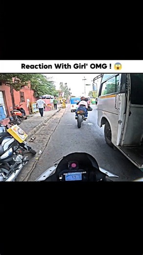 Reaction Gone Worng Viral #cutegirls#motovlogs#riders#automobile