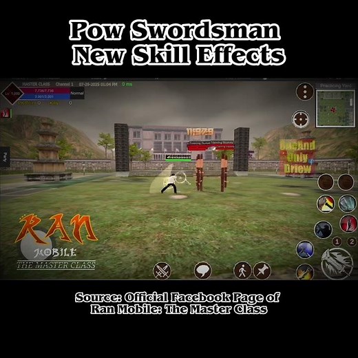 Mobile Version Pow Swordsman New Skill Effects of Ran Mobile: The Master Class #ranonlinemobile
