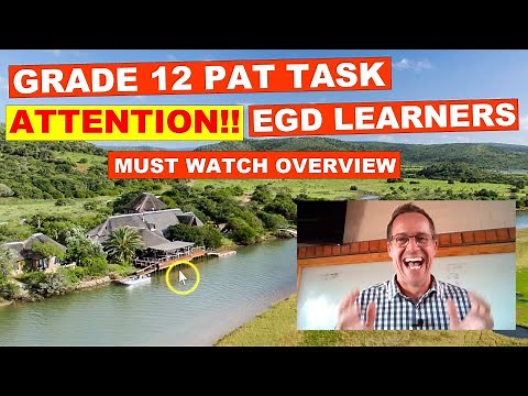 Grade 12 - EGD CIVIL PAT TASK 2021 - Overview and Pace Setter