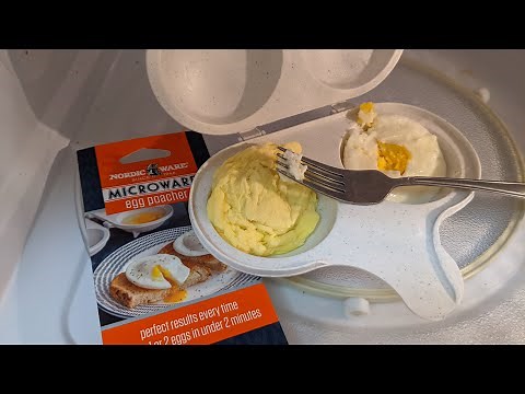 Microwave Perfect Eggs in 2 Minutes | Review, Nordic Ware Microware Egg Poacher Cooker
